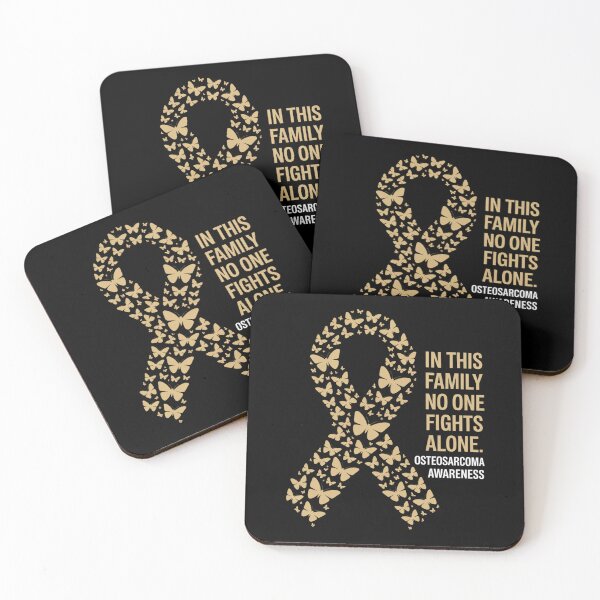 Item preview, In This Family No One Fights Alone OSTEOSARCOMA AWARENESS designed and sold by grounabslaninal.