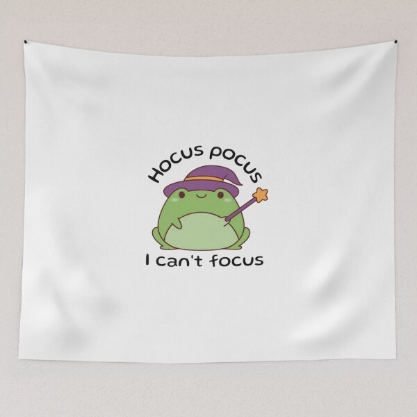 Item preview, Hocus Pocus I Cannot Focus Magic Frog designed and sold by stzl26.