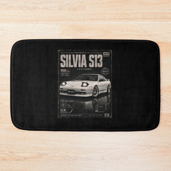 Item preview, 1989 Nissan Silvia S13 SR20DET JDM Drift Car Classic Vintage Art designed and sold by TheArtOfCar.