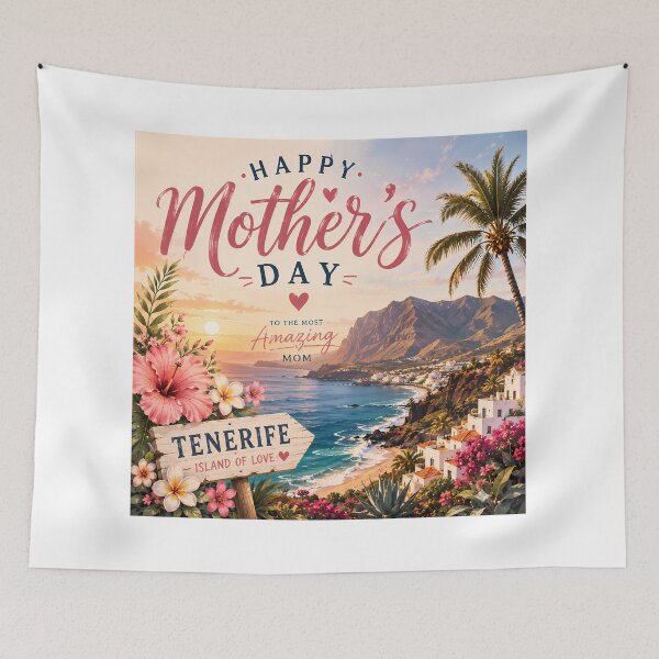 Item preview, Happy Mother’s Day Tenerife Island of Love | Tropical Beach Mom Gift designed and sold by 1234saad.