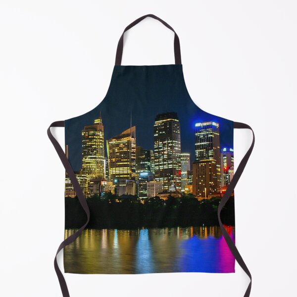 Item preview, Sydney City Skyline at Night - Australia Harbour Lights | Iconic Urban Landscape & Travel Art designed and sold by Ross.A.Campbell.