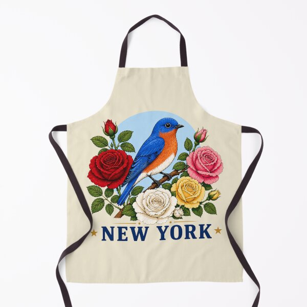 Item preview, New York Bluebird & Rose Homage designed and sold by The-Drip-Studio.