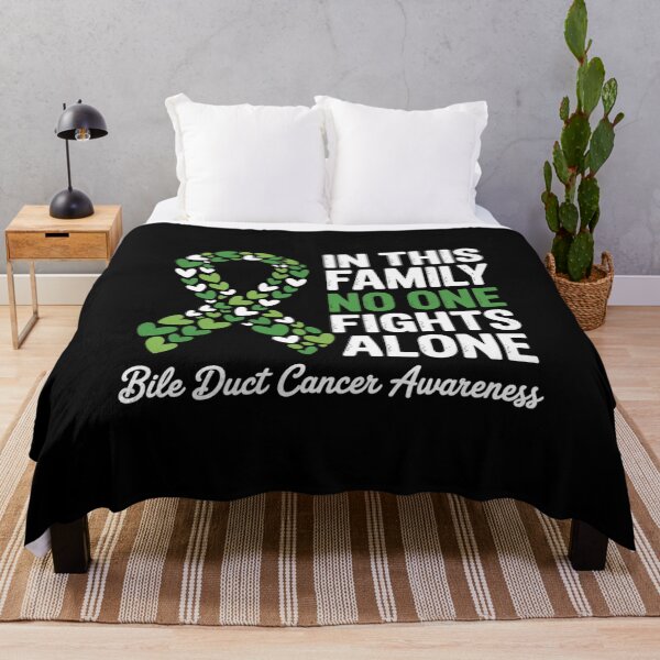 Item preview, In This Family No One Fights Alone Shirt Bile Duct Cancer designed and sold by grounabslaninal.