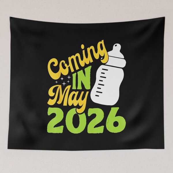 Item preview, Coming In May 2026 Pregnancy Announcement  designed and sold by zamiokaline.