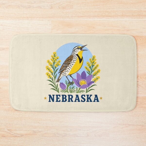 Item preview, Nebraska Meadowlark & Goldenrod Homage designed and sold by The-Drip-Studio.