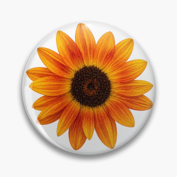 Item preview, Large Sunset Orange Sunflower designed and sold by MoonlitWhiskers.