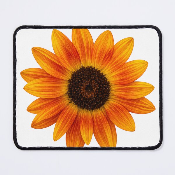 Item preview, Large Sunset Orange Sunflower designed and sold by MoonlitWhiskers.