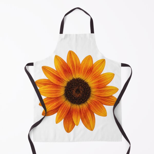 Item preview, Large Sunset Orange Sunflower designed and sold by MoonlitWhiskers.