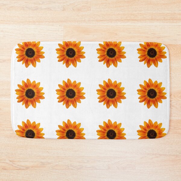 Item preview, Large Sunset Orange Sunflower designed and sold by MoonlitWhiskers.