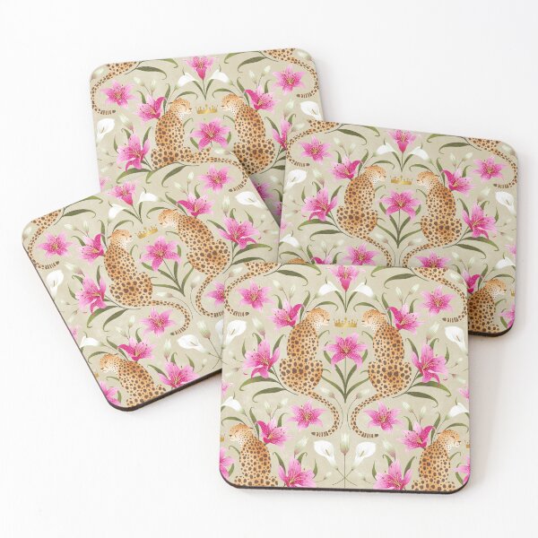 Item preview, Maximalist Lilies and Cheetahs designed and sold by Caitie-M.