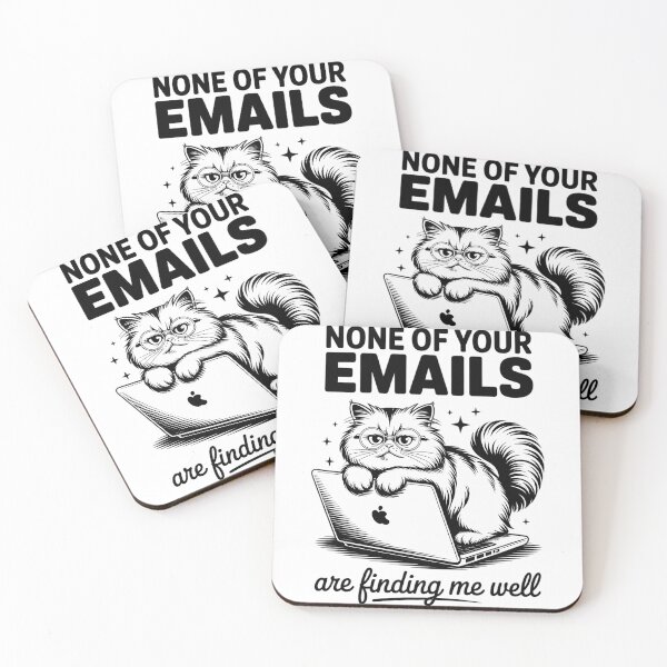 Item preview, Cat None Of Your Emails designed and sold by TrinaEspinoza.