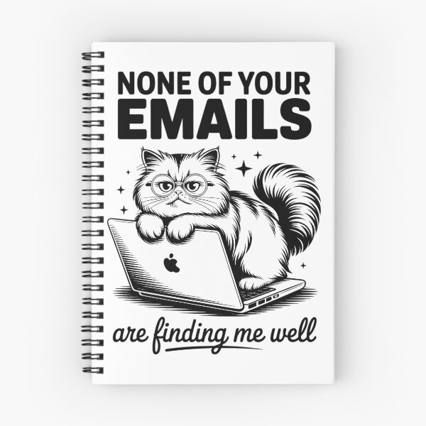 Item preview, Cat None Of Your Emails designed and sold by TrinaEspinoza.