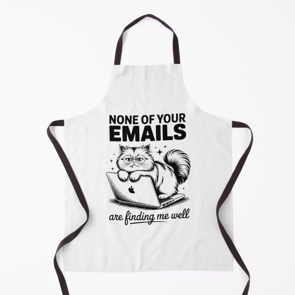 Item preview, Cat None Of Your Emails designed and sold by TrinaEspinoza.