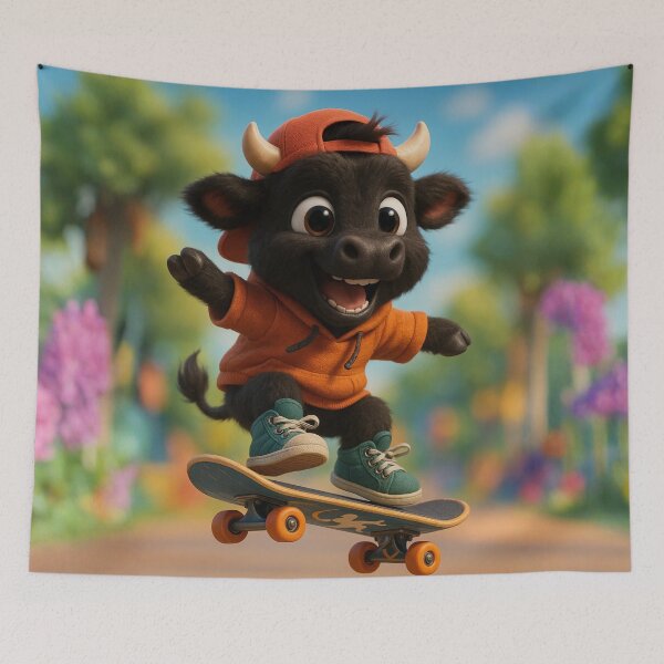 Item preview, Skater Welsh Black Cattle designed and sold by Sillytoe.