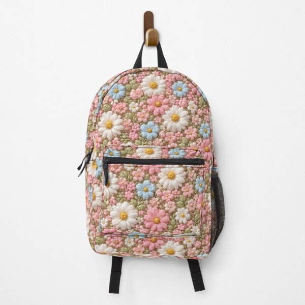 Item preview, Pastel Floral Seamless Pattern - 3D Daisy Cottagecore Spring Design designed and sold by WabiSabiArts.