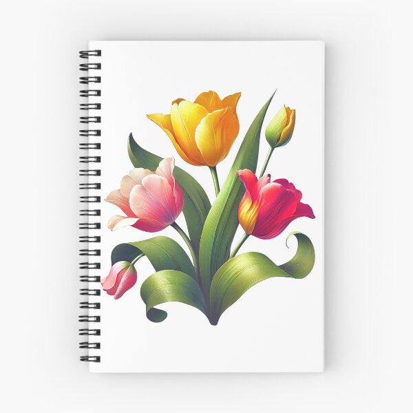 Item preview, Elegant Red Yellow Pink Tulip Bouquet Bloom Shapes Mania designed and sold by Shapes-Mania.