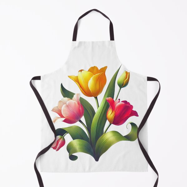 Item preview, Elegant Red Yellow Pink Tulip Bouquet Bloom Shapes Mania designed and sold by Shapes-Mania.
