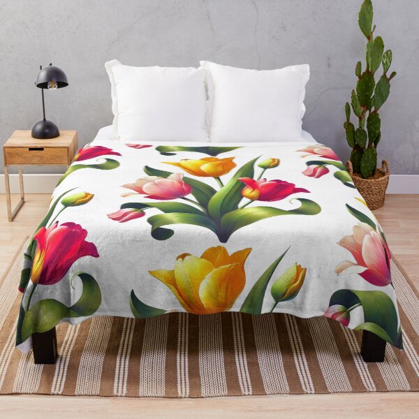 Item preview, Elegant Red Yellow Pink Tulip Bouquet Bloom Shapes Mania designed and sold by Shapes-Mania.