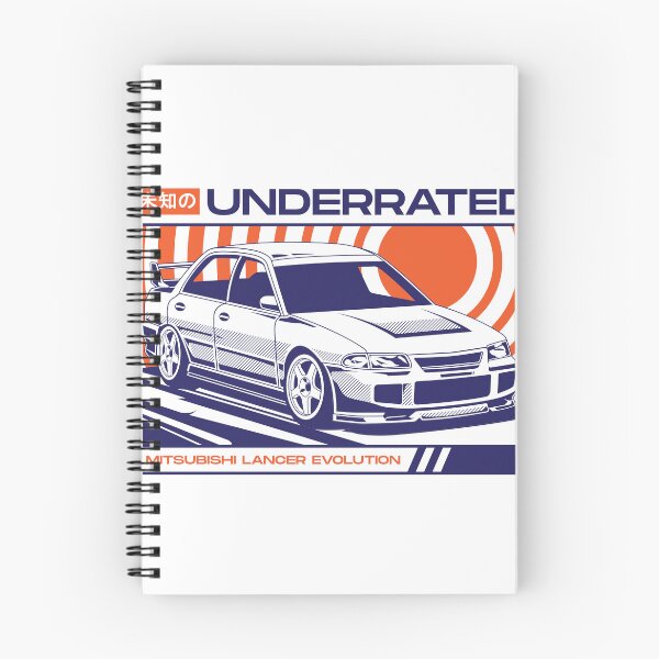 Item preview, 未知の Underrated - JDM Lancer Evolution Rally Sedan Poster designed and sold by Pupung oktavian.