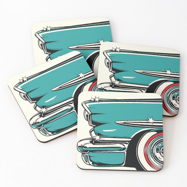 Item preview, Teal Classic Car Fender Star Detail Art designed and sold by RamyGallery.