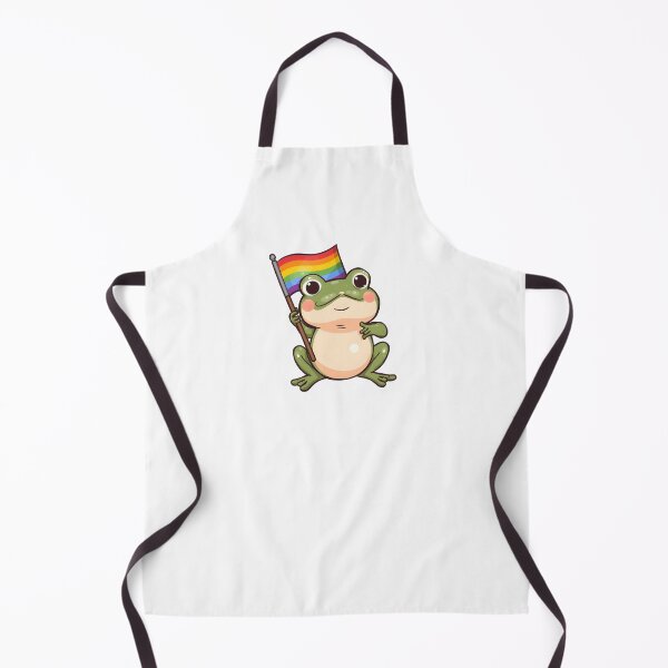 Item preview, Kawaii Pride Frog with Rainbow Flag – Funny LGBTQ Cute Animal Art designed and sold by Pride_Prints.