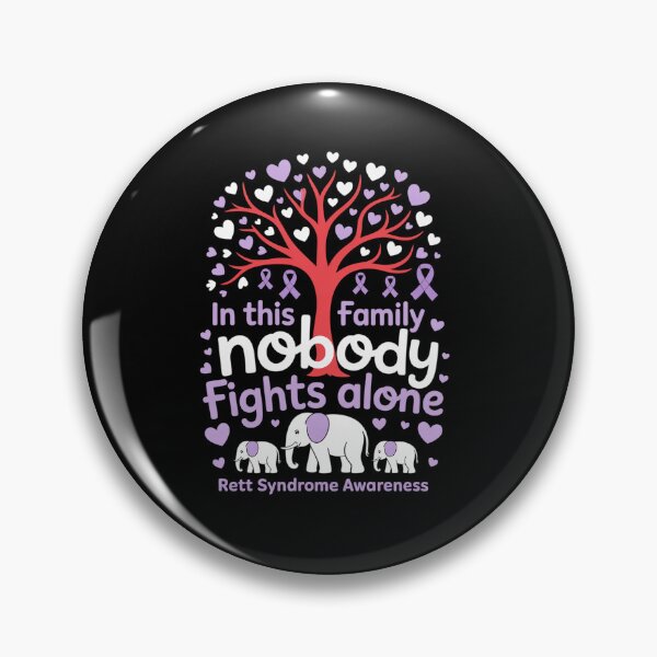 Item preview, In This family Nobody Fights Alone Rett Syndrome Awareness designed and sold by grounabslaninal.
