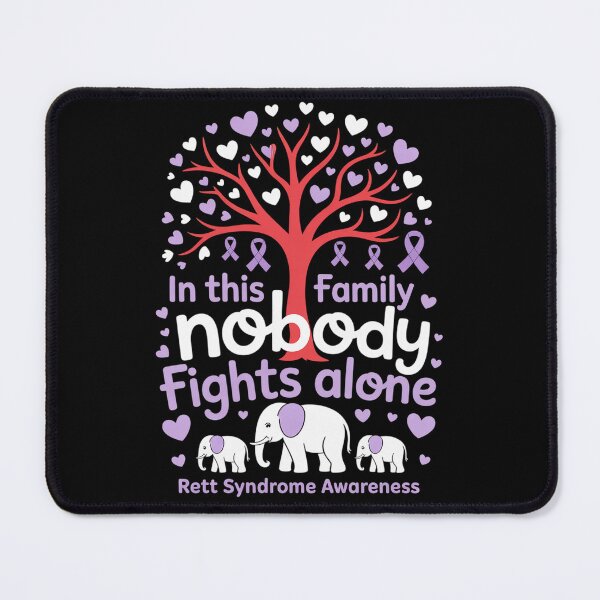 Item preview, In This family Nobody Fights Alone Rett Syndrome Awareness designed and sold by grounabslaninal.