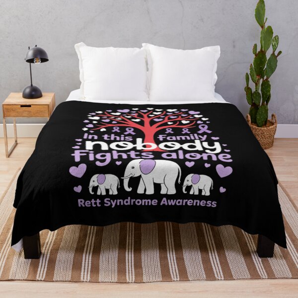 Item preview, In This family Nobody Fights Alone Rett Syndrome Awareness designed and sold by grounabslaninal.