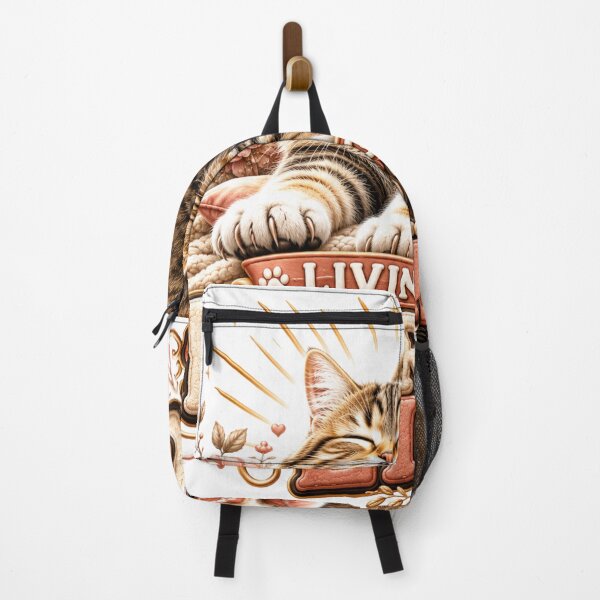Item preview, Happy Cat Cozy Life Vibes designed and sold by pradeepvisuals.