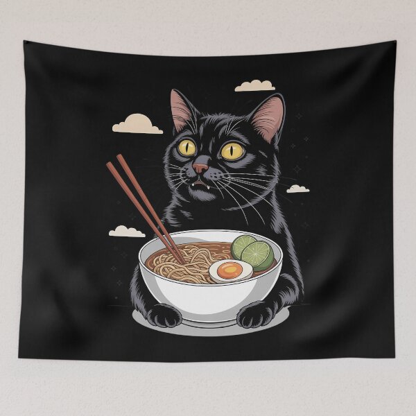 Item preview, Cat Lover Anime Cat Japanese Cat Kawaii Foodies designed and sold by TrinaEspinoza.