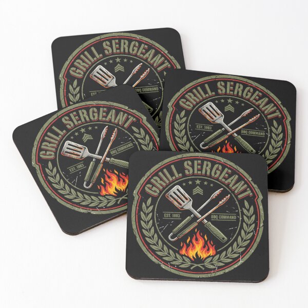 Item preview, Grill Sergeant BBQ Dad Pitmaster Fathers Day Gift Shirt designed and sold by DESIGN BUREAU .