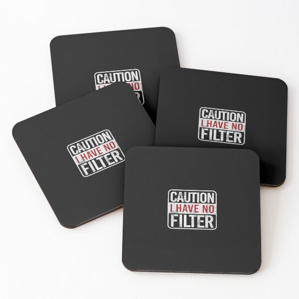 Item preview, Caution I have no filter Funny sarcastic humor designed and sold by NatalieCWilk.
