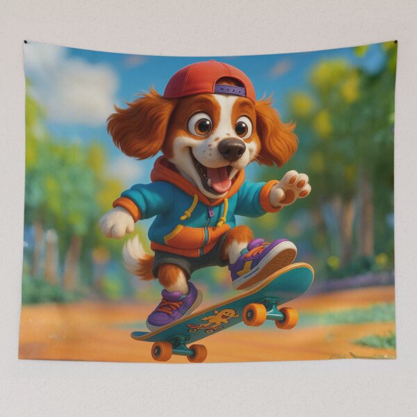 Item preview, Skater Welsh Springer Spaniel Dog designed and sold by Sillytoe.