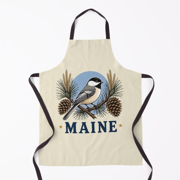 Item preview, Maine Chickadee & Pine Cone Homage designed and sold by The-Drip-Studio.