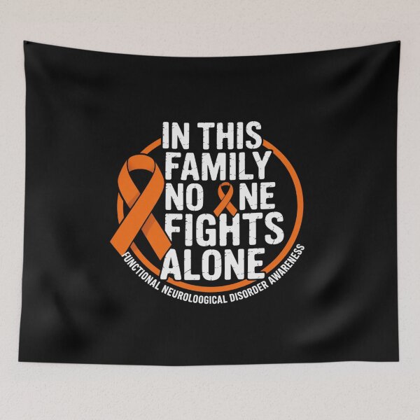 Item preview, In This Family No-one Fight Alone FND Awareness Ribbon designed and sold by grounabslaninal.