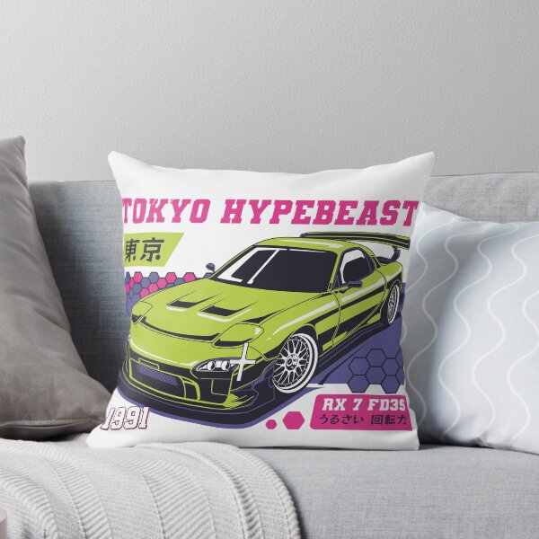 Item preview, Tokyo Hypebeast RX7 FD3S - JDM Rotary Power Sports Car 1991 Poster designed and sold by Pupung oktavian.