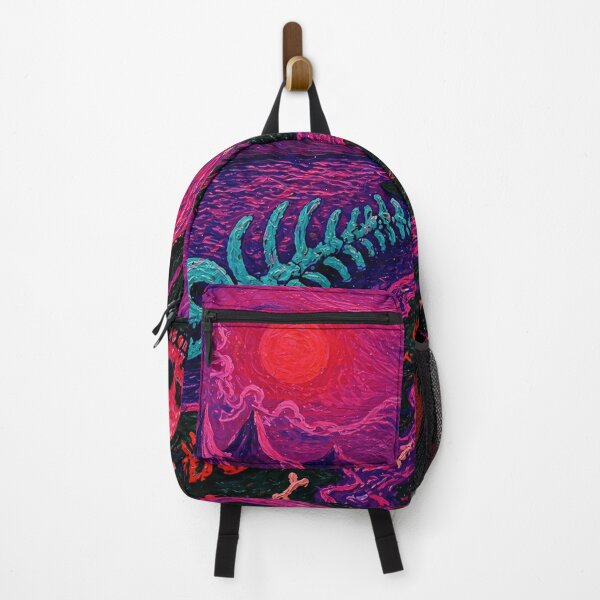 Item preview, Neon Skull River Psychedelic Landscape designed and sold by Modaozushi216.