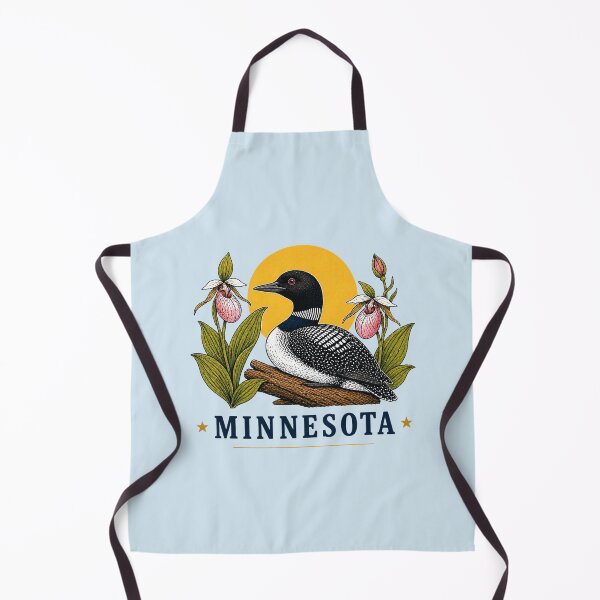 Item preview, Minnesota Loon & Lady Slipper Homage designed and sold by The-Drip-Studio.