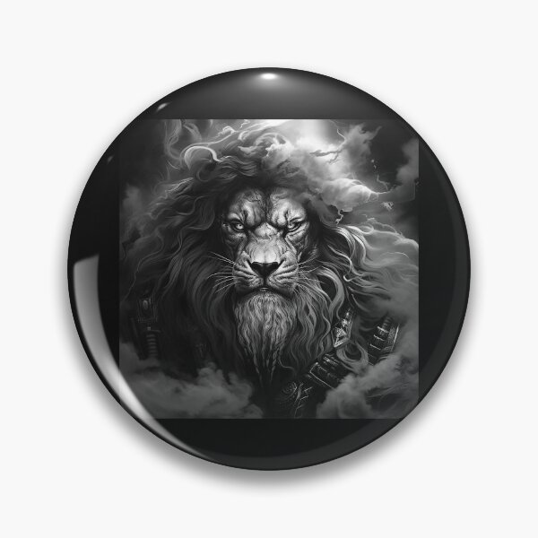 Item preview, Dark Storm Lion Fantasy Portrait designed and sold by inkoutninja.