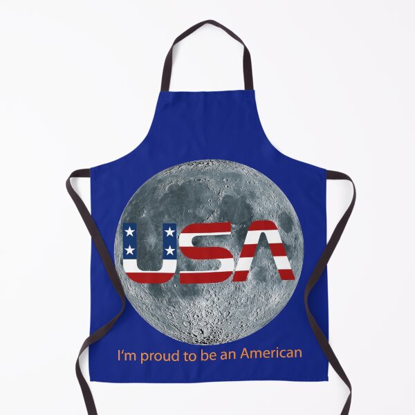 Item preview, USA on the Moon V4 - I'm proud to be an American designed and sold by ART-OF-ORION.