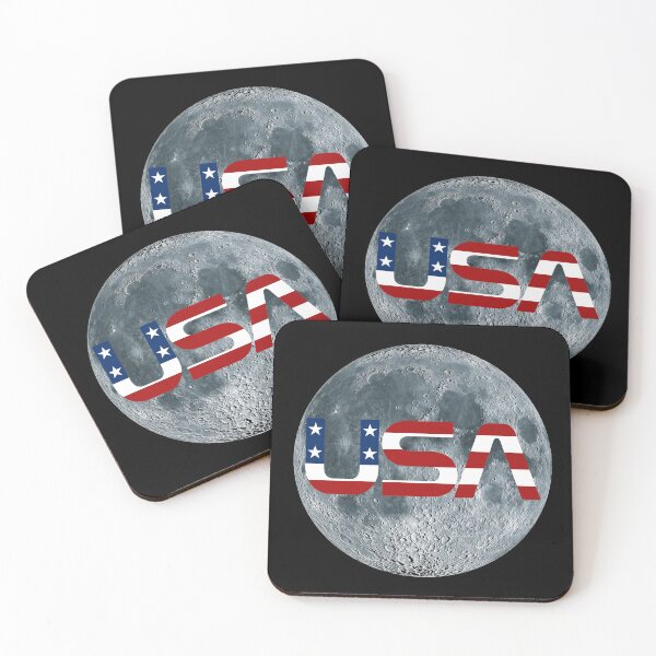 Item preview, USA on the Moon V3 designed and sold by ART-OF-ORION.