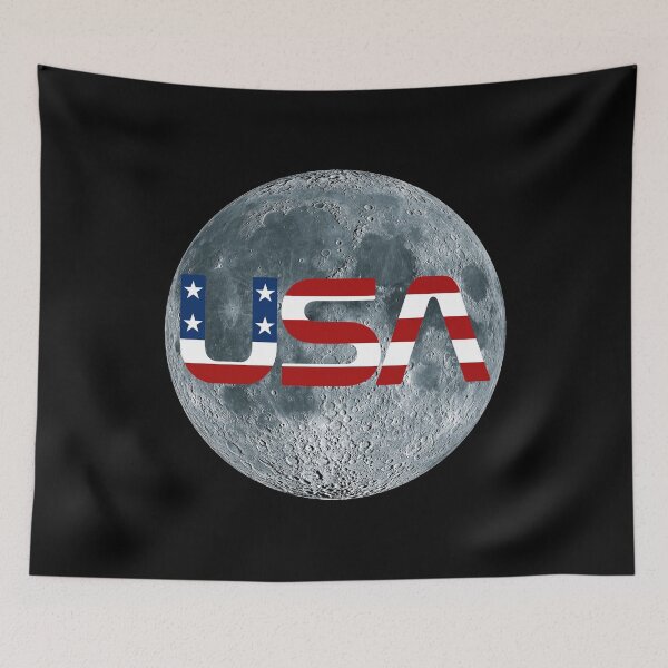 Item preview, USA on the Moon V3 designed and sold by ART-OF-ORION.