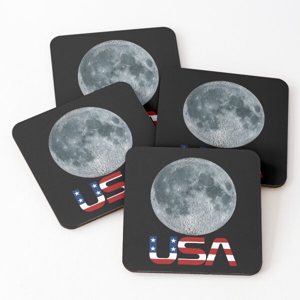 Item preview, USA on the Moon V2 designed and sold by ART-OF-ORION.