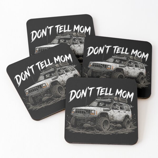 Item preview, Don't Tell Mom Off-Road Cherokee XJ Mudding Skeletons White XJ designed and sold by Off-Road-Zone.