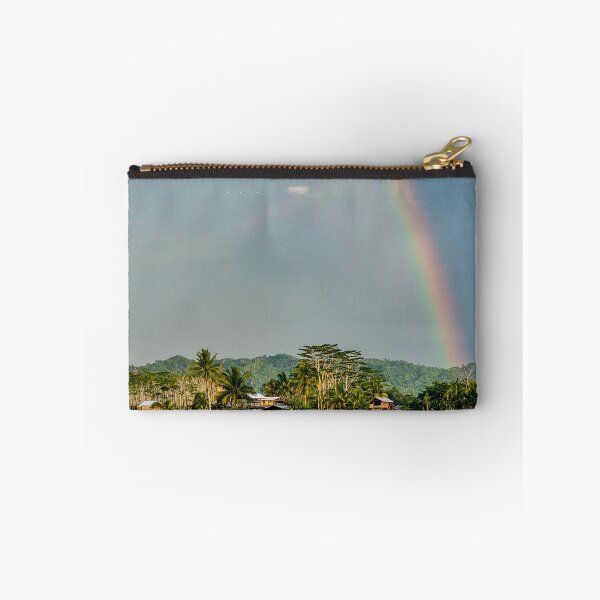 Item preview, Rainbow Over Mindanao Ricefields - Tropical Philippines | Lush Agriculture & Nature Art designed and sold by Ross.A.Campbell.