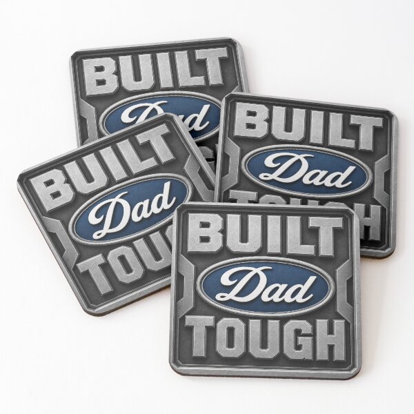 Item preview, Built Dad Tough designed and sold by MerchEH!.