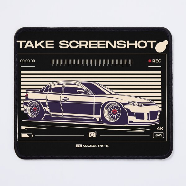 Item preview, Take Screenshot - JDM Rotary Sports Sedan Camera REC Poster designed and sold by Pupung oktavian.