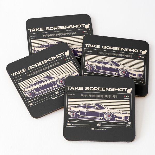 Item preview, Take Screenshot - JDM Rotary Sports Sedan Camera REC Poster designed and sold by Pupung oktavian.