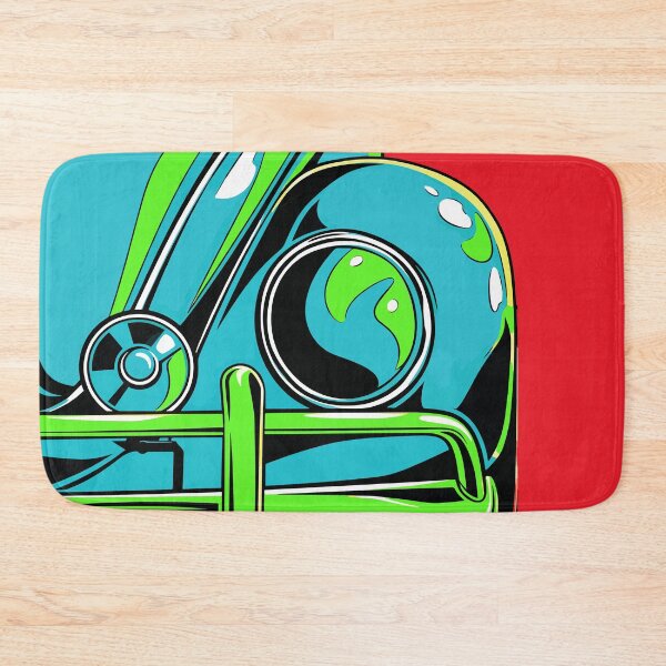 Item preview, Retro Compact Car Pop Art Illustration designed and sold by RamyGallery.
