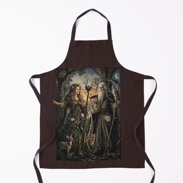 Item preview, Eternal Cycle: Nature Goddess and Father Time designed and sold by digitalbob60.